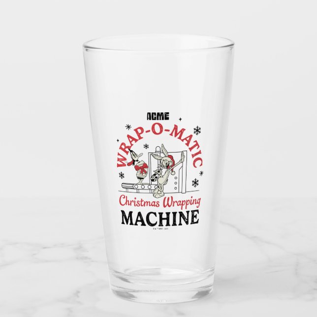 LOONEY TUNES™ | ACME Wrap-O-Matic Wrapping Machine Glass (Front)