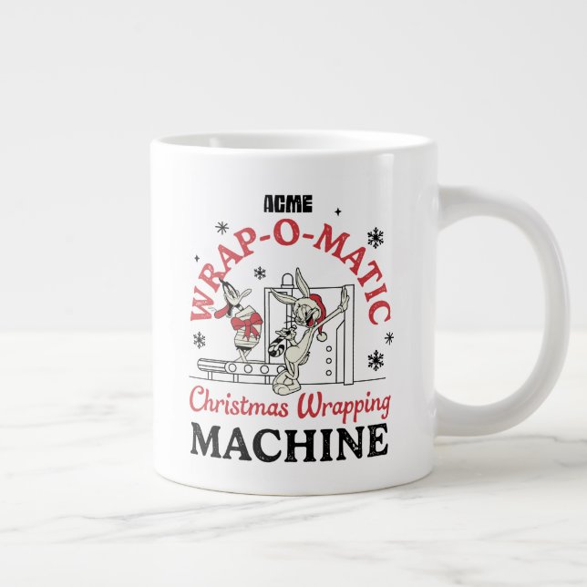 LOONEY TUNES™ | ACME Wrap-O-Matic Wrapping Machine Large Coffee Mug (Right)