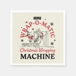 LOONEY TUNES™   ACME Wrap-O-Matic Wrapping Machine Napkin