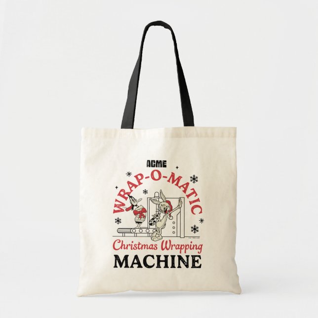 LOONEY TUNES™ | ACME Wrap-O-Matic Wrapping Machine Tote Bag (Front)
