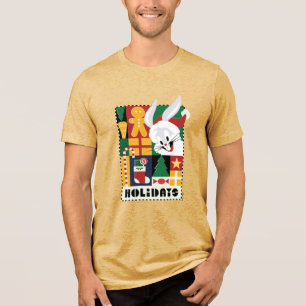 LOONEY TUNES™ BUGS BUNNY™ Holidays Badge Tri-Blend Shirt