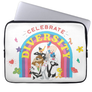 LOONEY TUNES™ - Celebrate Diversity Pride Rainbow Laptop Sleeve