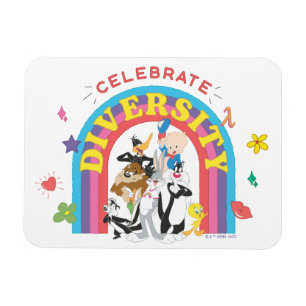 LOONEY TUNES™ - Celebrate Diversity Pride Rainbow Magnet