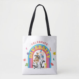 LOONEY TUNES™ - Celebrate Diversity Pride Rainbow Tote Bag