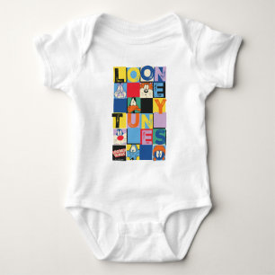 LOONEY TUNES™ Character Checker Blocks Baby Bodysuit