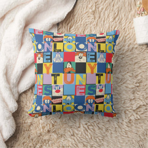 LOONEY TUNES™ Character Checker Blocks Cushion