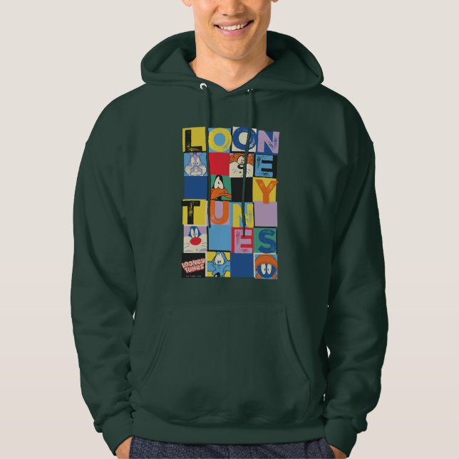 LOONEY TUNES™ Character Checker Blocks Hoodie (Front)