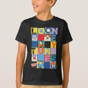 LOONEY TUNES™ Character Checker Blocks T-Shirt