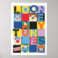 LOONEY TUNES™ Character Chequered Blocks