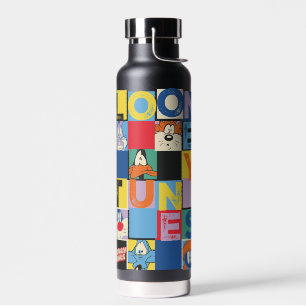LOONEY TUNES™ Character Chequered Blocks Water Bottle