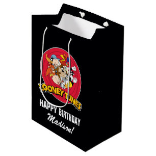 LOONEY TUNES™ Character Group   Birthday Medium Gift Bag