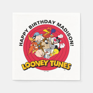 LOONEY TUNES™ Character Group   Birthday Napkin
