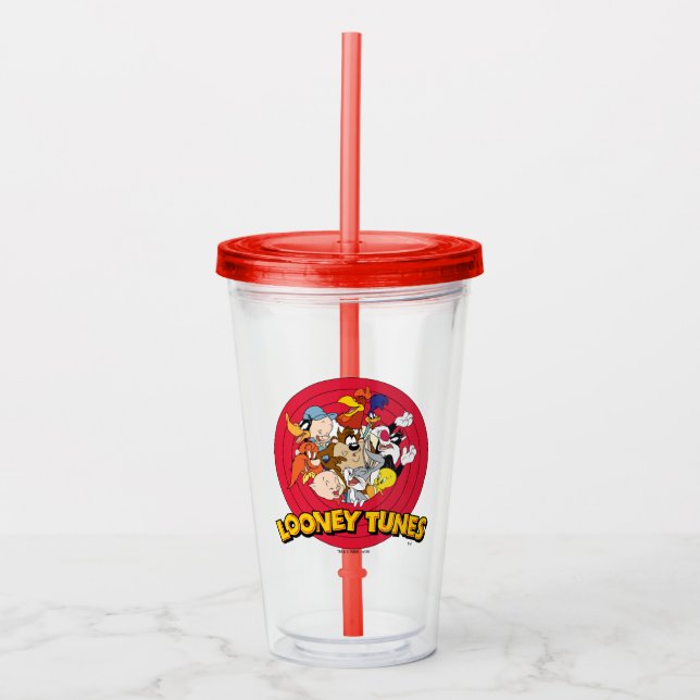 LOONEY TUNES™ Character Logo Acrylic Tumbler (Front)