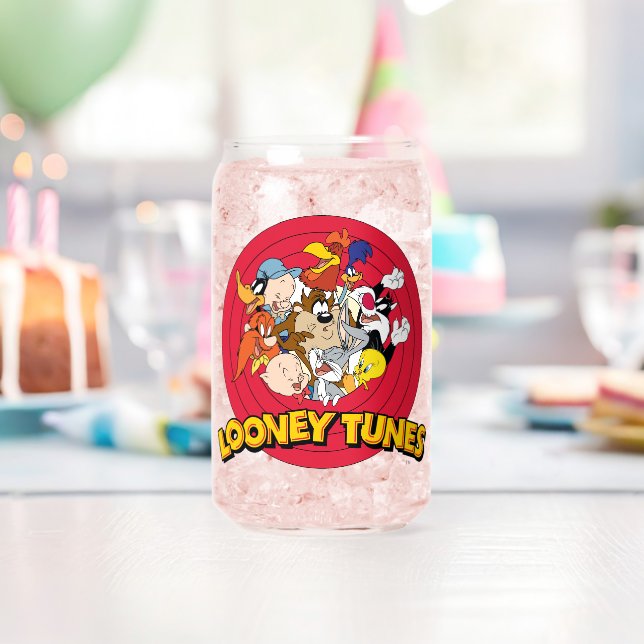 LOONEY TUNES™ Character Logo Can Glass (Insitu (Birthday))