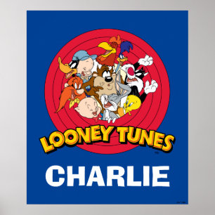 LOONEY TUNES™ Character Logo Poster