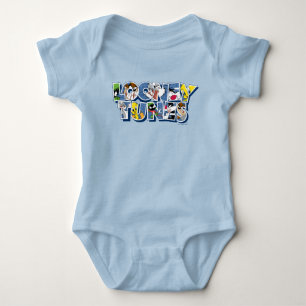 LOONEY TUNES™ Characters in Lettering Baby Bodysuit