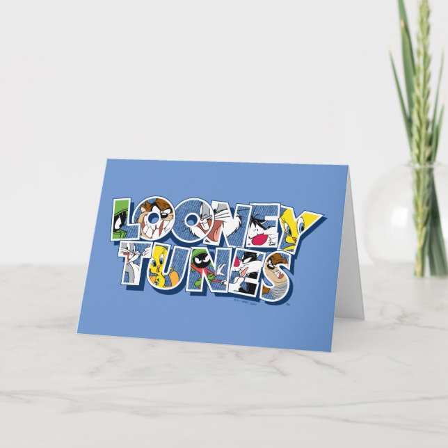 LOONEY TUNES™ Characters in Lettering Card (Front)