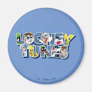LOONEY TUNES™ Characters in Lettering Magnet