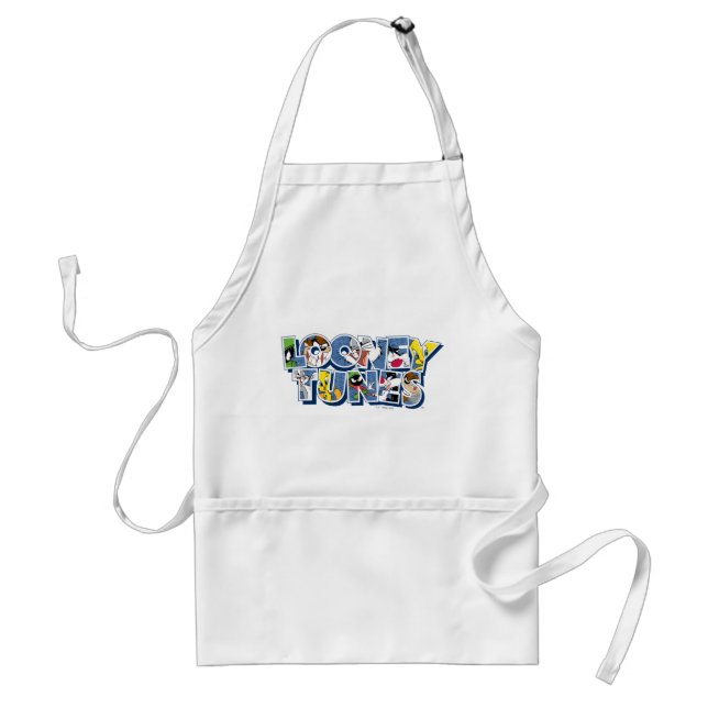 LOONEY TUNES™ Characters in Lettering Standard Apron (Front)