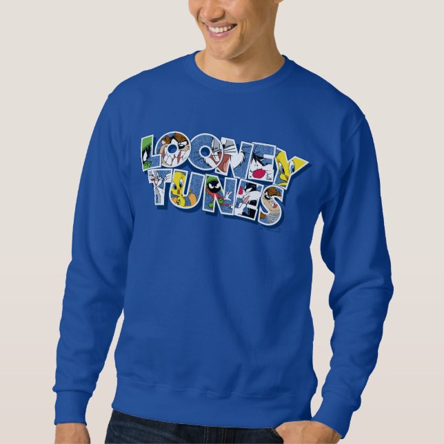 LOONEY TUNES™ Characters in Lettering Sweatshirt (Front)