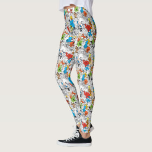 LOONEY TUNES™ Color Pop Pattern Leggings
