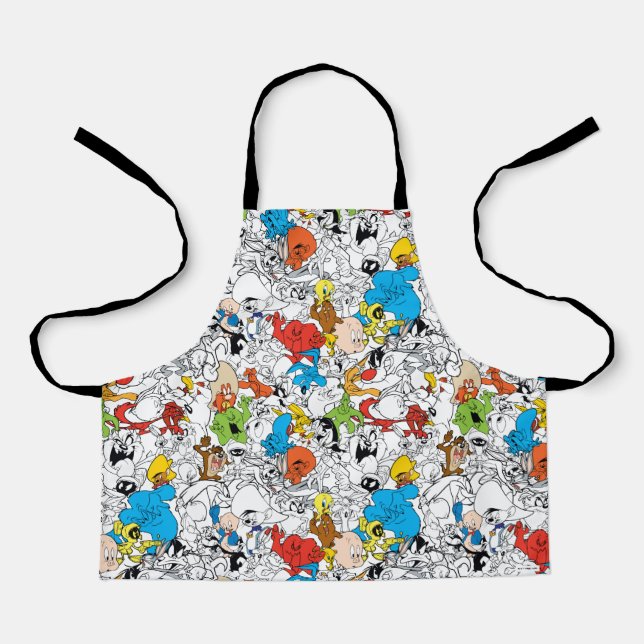 LOONEY TUNES™ Colour Pop Pattern Apron (Front)