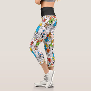 LOONEY TUNES™ Colour Pop Pattern Capri Leggings