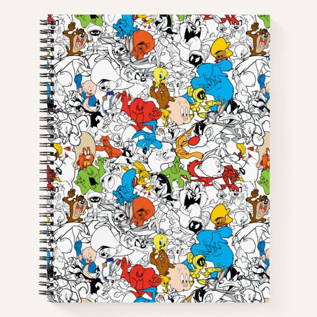LOONEY TUNES™ Colour Pop Pattern Notebook (Front)