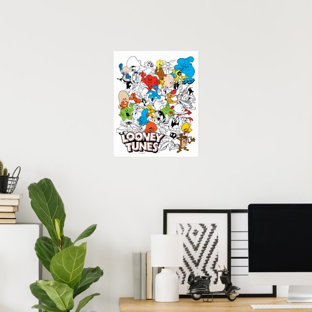 LOONEY TUNES™ Colour Pop Pattern Poster (Home Office)