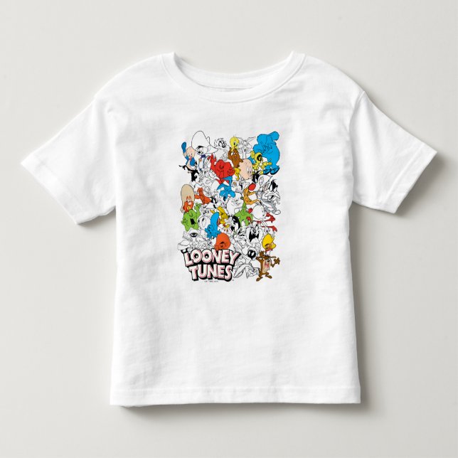 LOONEY TUNES™ Colour Pop Pattern Toddler T-Shirt (Front)