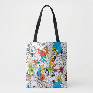 LOONEY TUNES™ Colour Pop Pattern Tote Bag