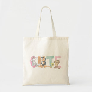 LOONEY TUNES™ Cute Watercolor Wordmark Tote Bag