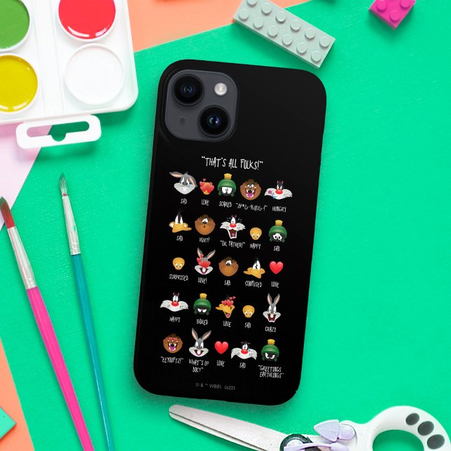 LOONEY TUNES™ Emoji Chart Case-Mate iPhone Case (Creator Uploaded)