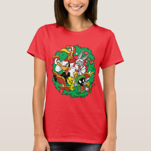 LOONEY TUNES™ Group Christmas Wreath T-Shirt