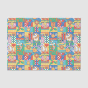 LOONEY TUNES™ Happy Holidays Christmas Pattern Tissue Paper