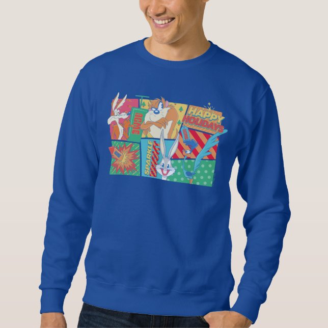 LOONEY TUNES™ | Happy Holidays Pattern Sweatshirt (Front)