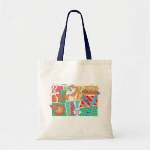 LOONEY TUNES™   Happy Holidays Pattern Tote Bag