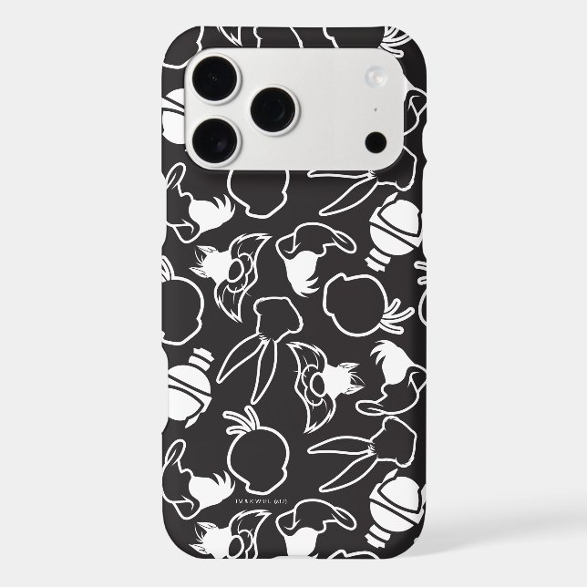 LOONEY TUNES™ Head Outlines Pattern (Back)