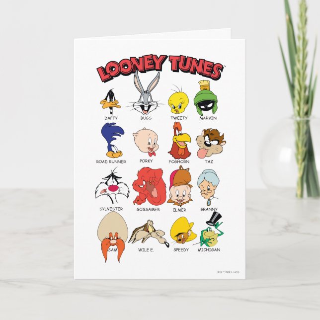 LOONEY TUNES™ Headshots Card (Front)