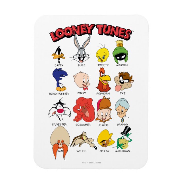 LOONEY TUNES™ Headshots Magnet (Vertical)