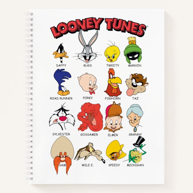 LOONEY TUNES™ Headshots Notebook (Front)