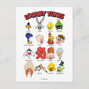LOONEY TUNES™ Headshots Postcard