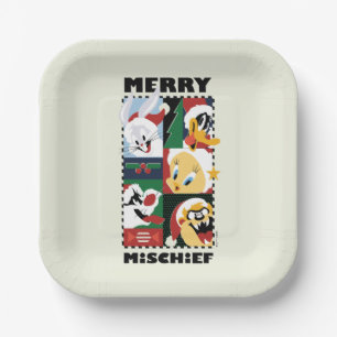 LOONEY TUNES™ Holiday Merry Mischief Paper Plate