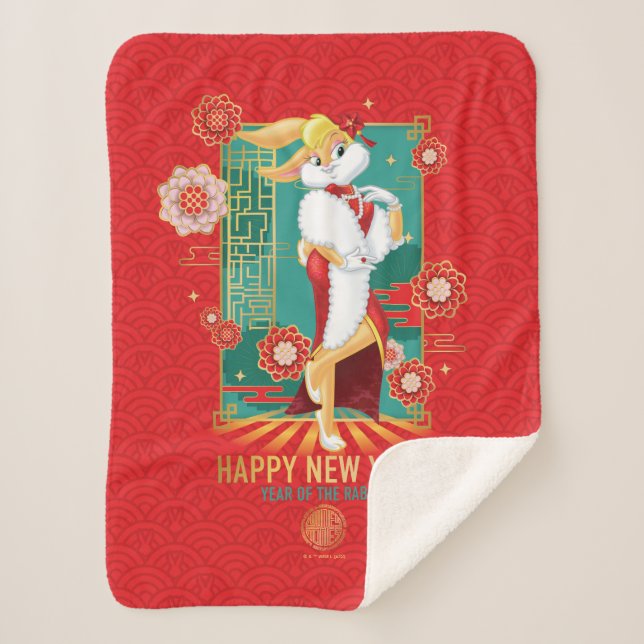 LOONEY TUNES™ | Lola Year of the Rabbit Sherpa Blanket (Front)