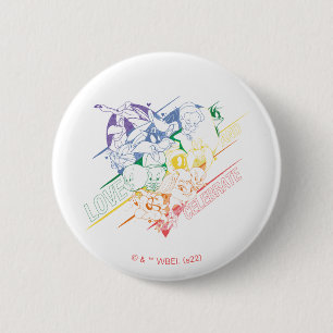 LOONEY TUNES™ - Love and Celebrate 6 Cm Round Badge