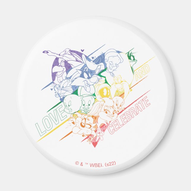 LOONEY TUNES™ - Love and Celebrate Magnet (Front)