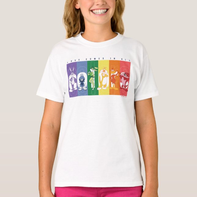 LOONEY TUNES™ - Love Comes In All Colours T-Shirt (Front)