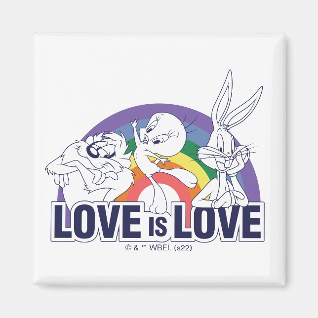 LOONEY TUNES™ - Love Is Love Magnet (Front)