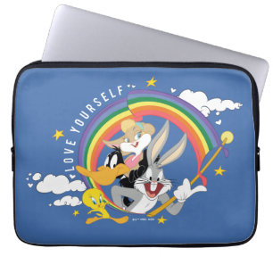LOONEY TUNES™ - Love Yourself Pride Badge Laptop Sleeve