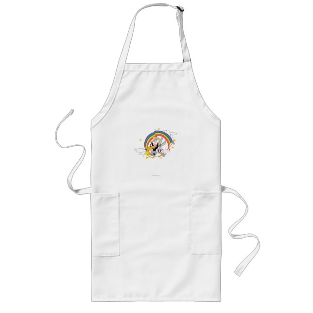 LOONEY TUNES™ - Love Yourself Pride Badge Long Apron (Front)